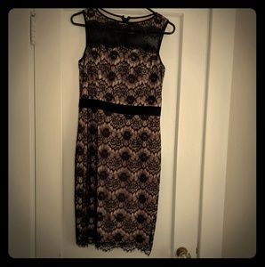 Maggie London black lace dress